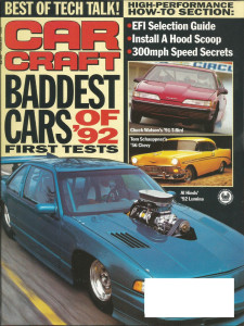 CAR CRAFT 1992 AUG - WILD CUSTOMS, STEEDA, 300mph